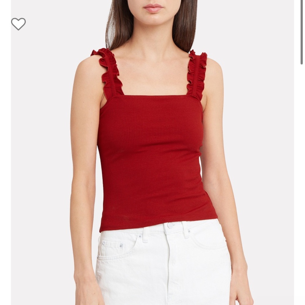 Ivy Ruffle Tank - Intermix - Picture 5 of 5